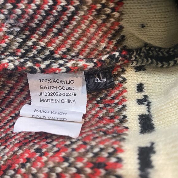 Fun Freddy Vs Jason Halloween Sweater Size XL EUC - Picture 4 of 11